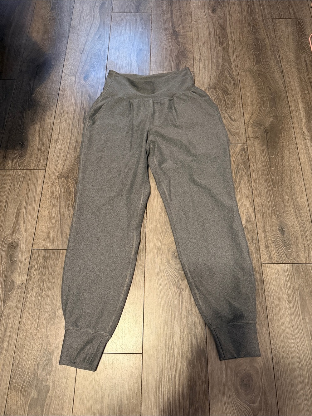 Old Navy Heather Gray High-Waist Jogger Leggings